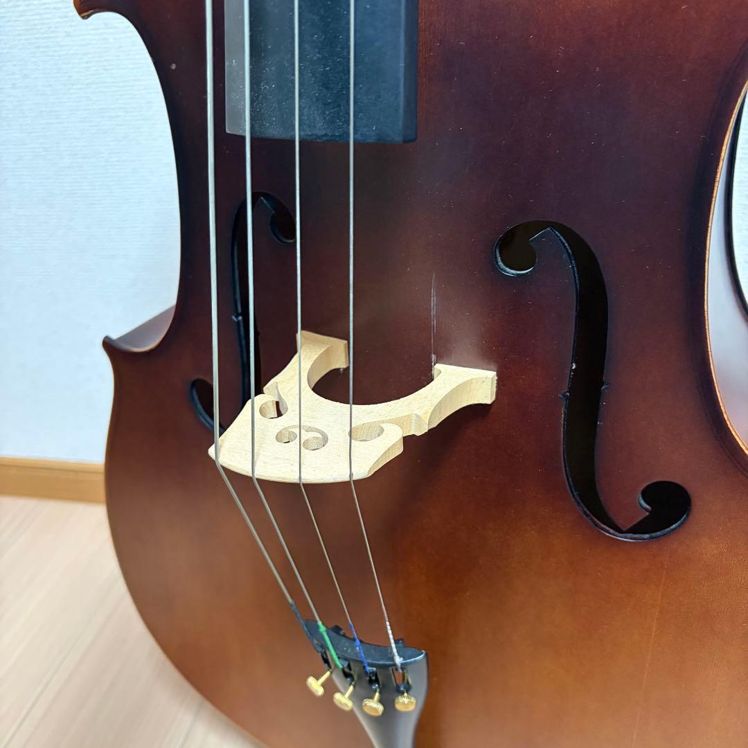 Eastar 4/4フルサイズ チェロ 弓ソフトケース付き　付属品セット！