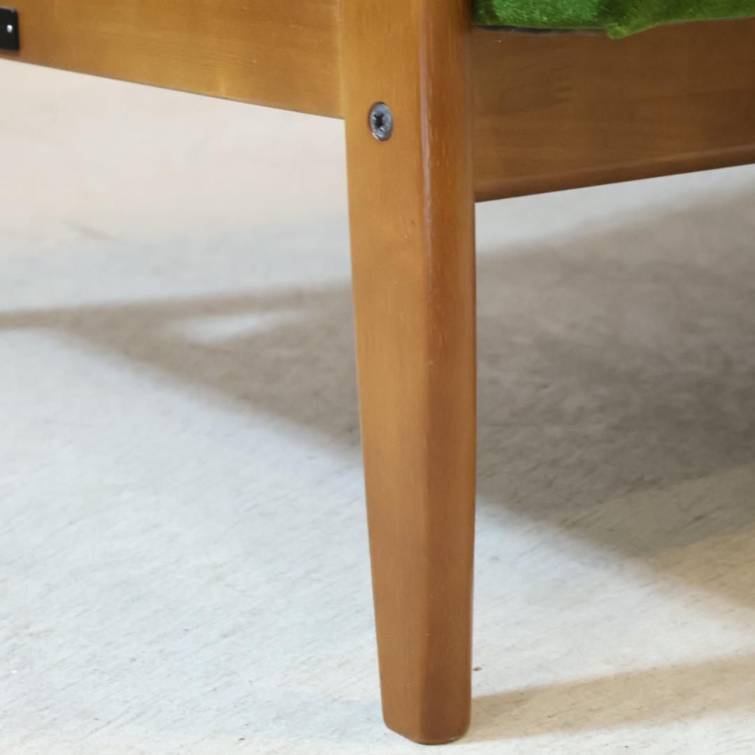 Karimoku カリモク60 モケットグリーン Kチェアー 2人掛けソファー