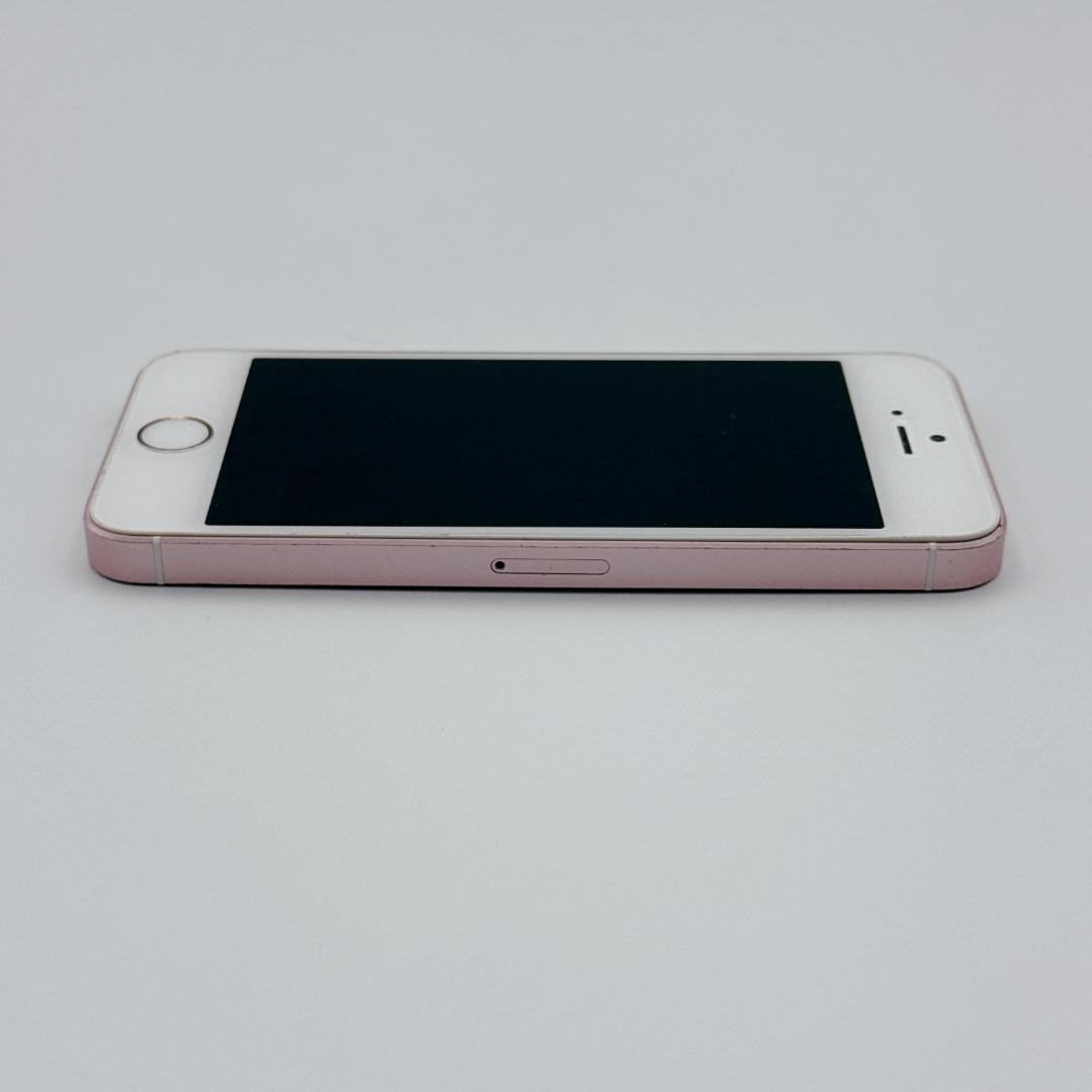 概ね美品 iPhoneSE 32GB SIMフリー ローズゴールド 84%