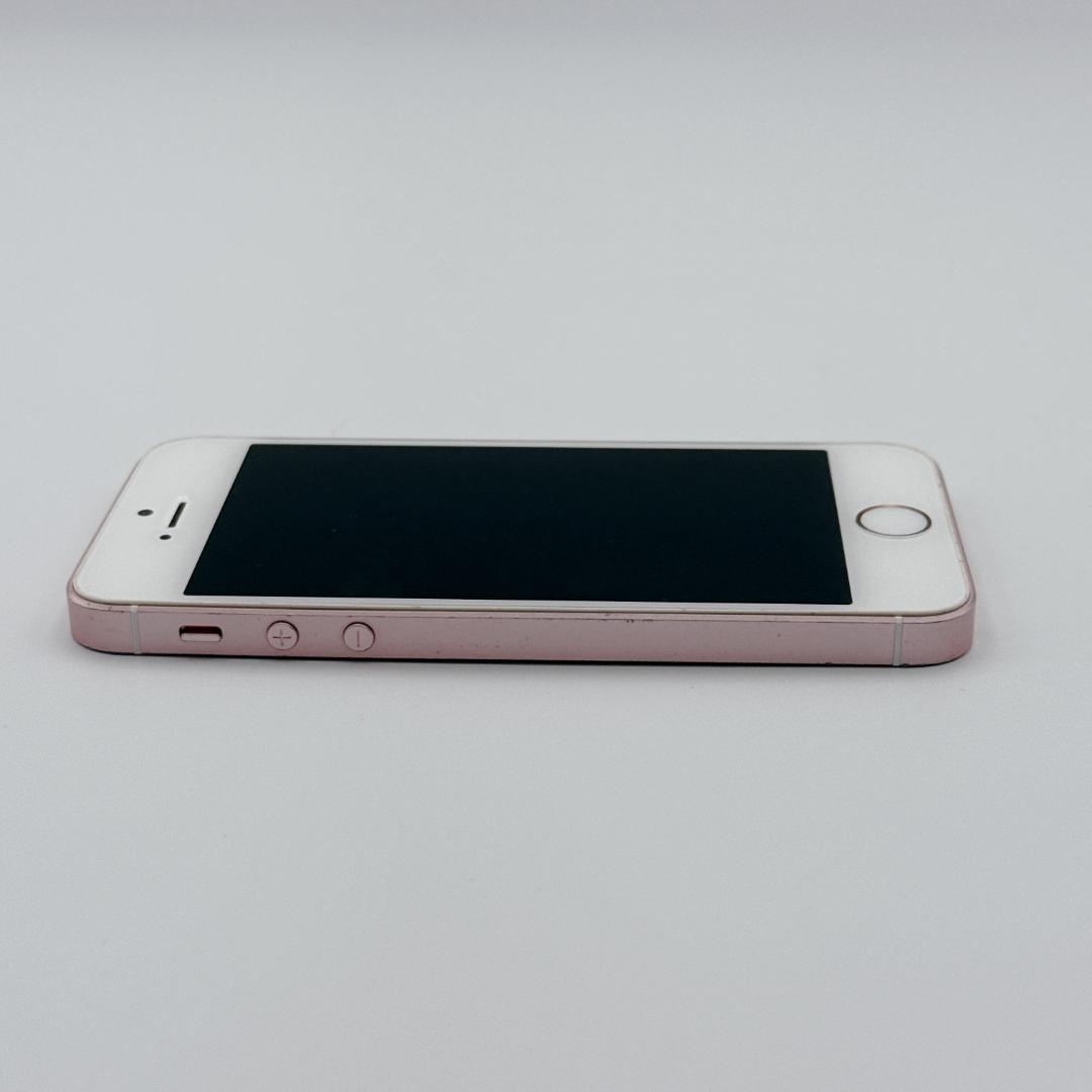 概ね美品 iPhoneSE 32GB SIMフリー ローズゴールド 84%
