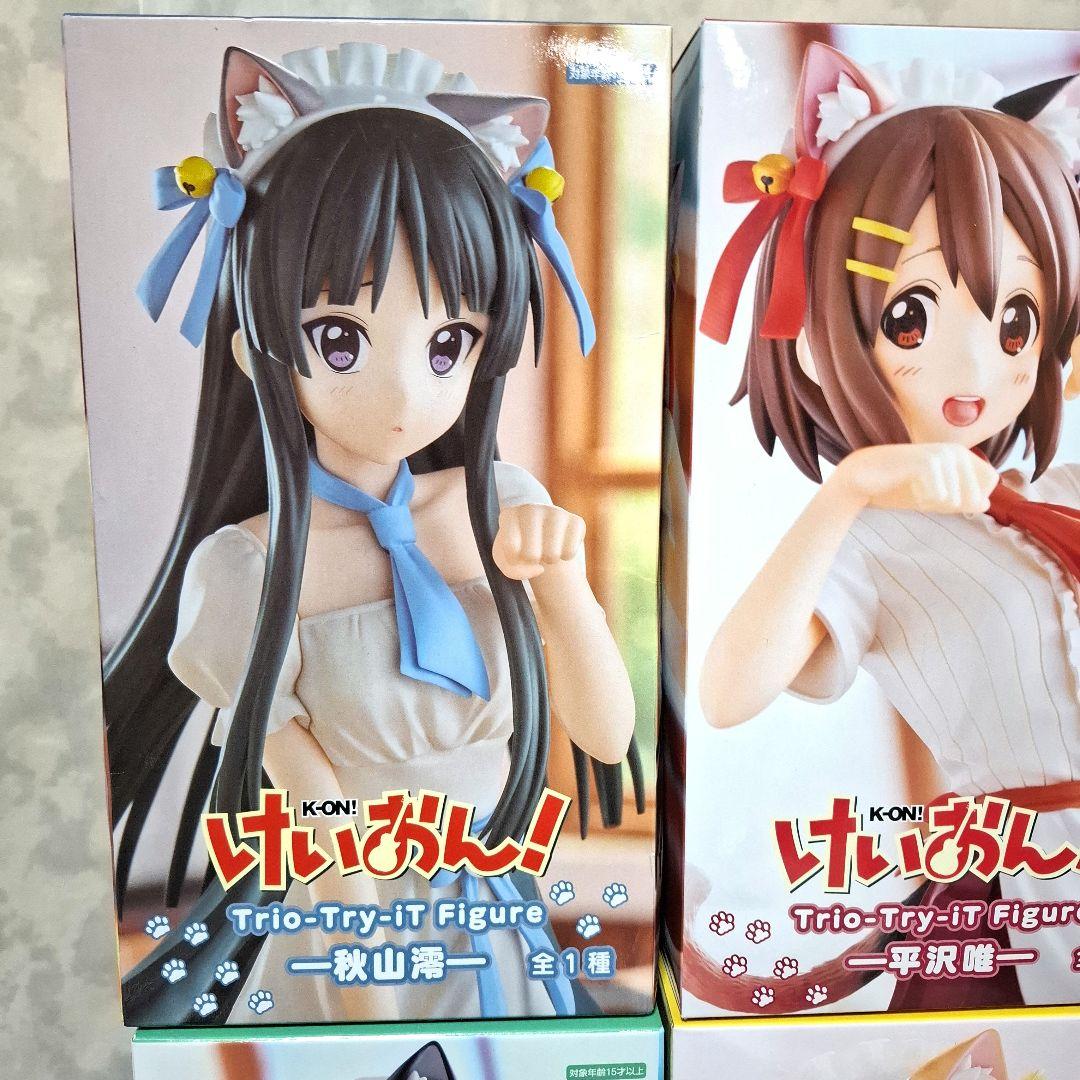 けいおん! K-ON! トリオトライト フィギュア5点セット 未開封 秋山澪 他