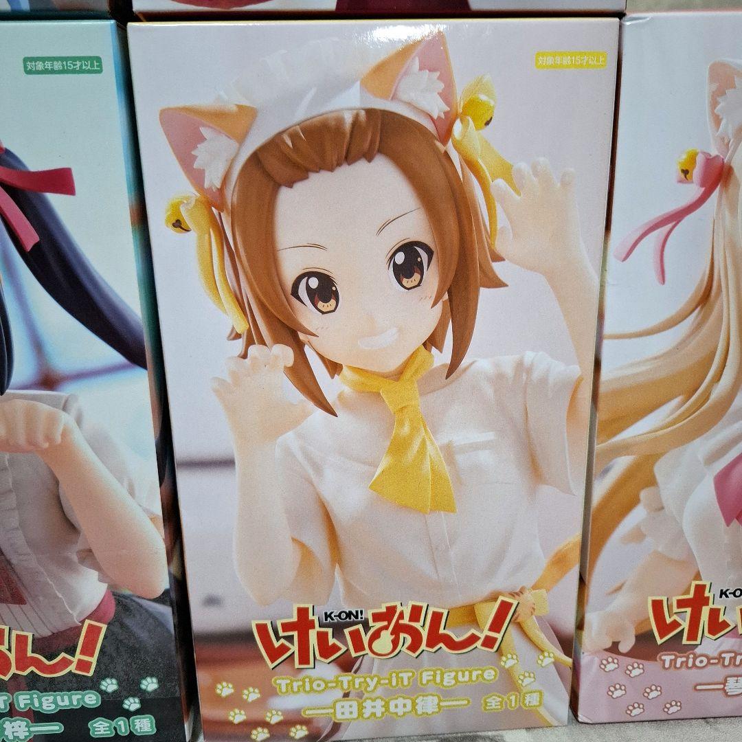 けいおん! K-ON! トリオトライト フィギュア5点セット 未開封 秋山澪 他