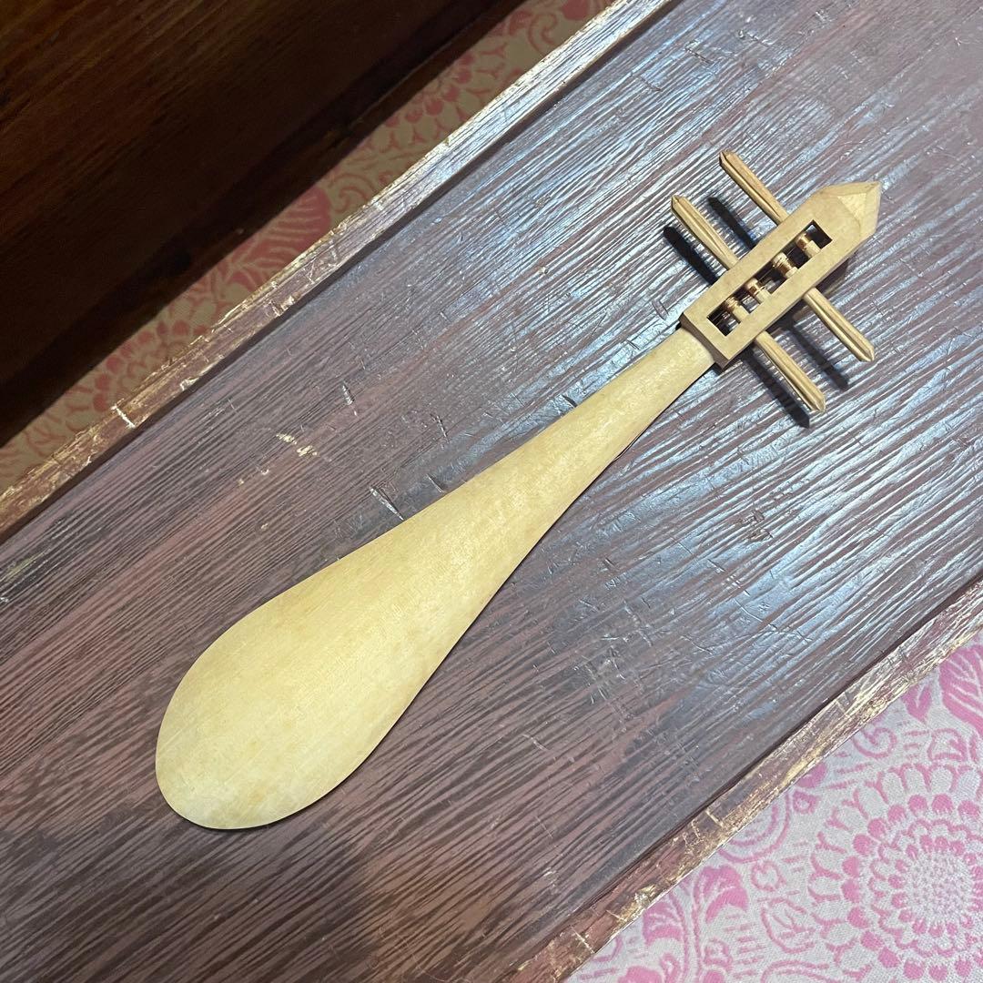 弁財天　木製　木彫り　琵琶　彫刻　七福神　弁天さま