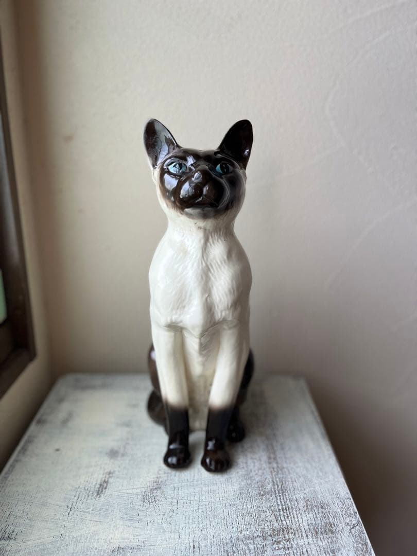 陶器のシャム猫　beswick England