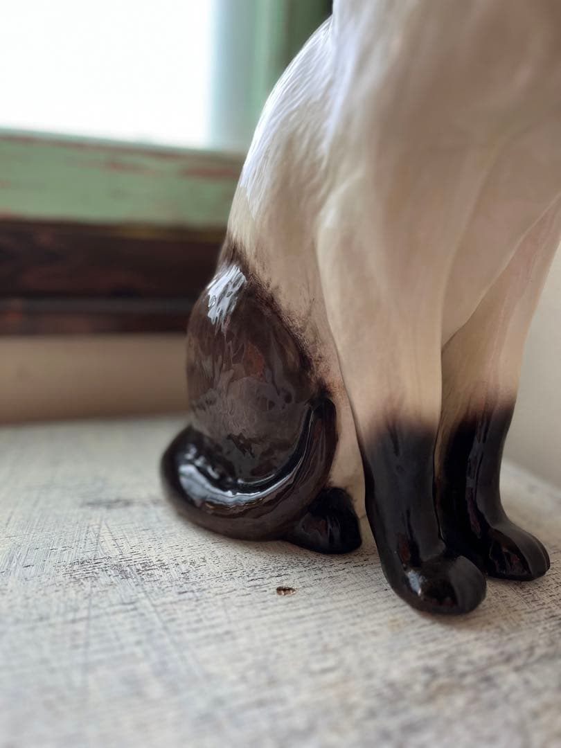 陶器のシャム猫　beswick England
