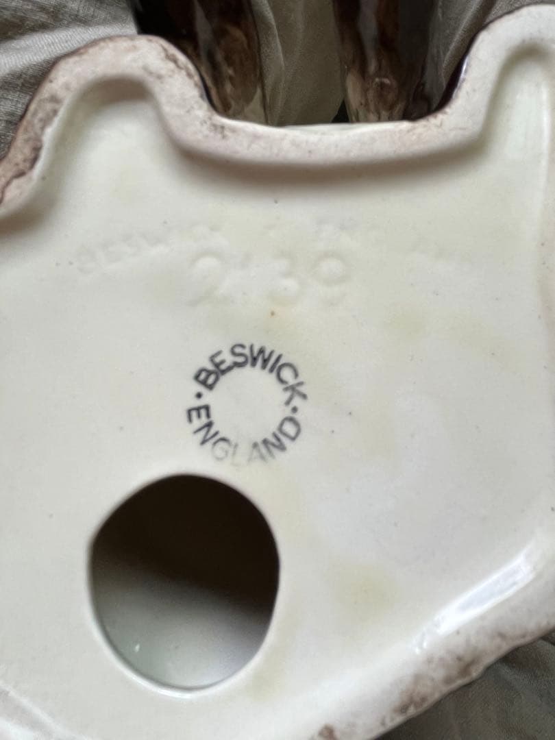 陶器のシャム猫　beswick England