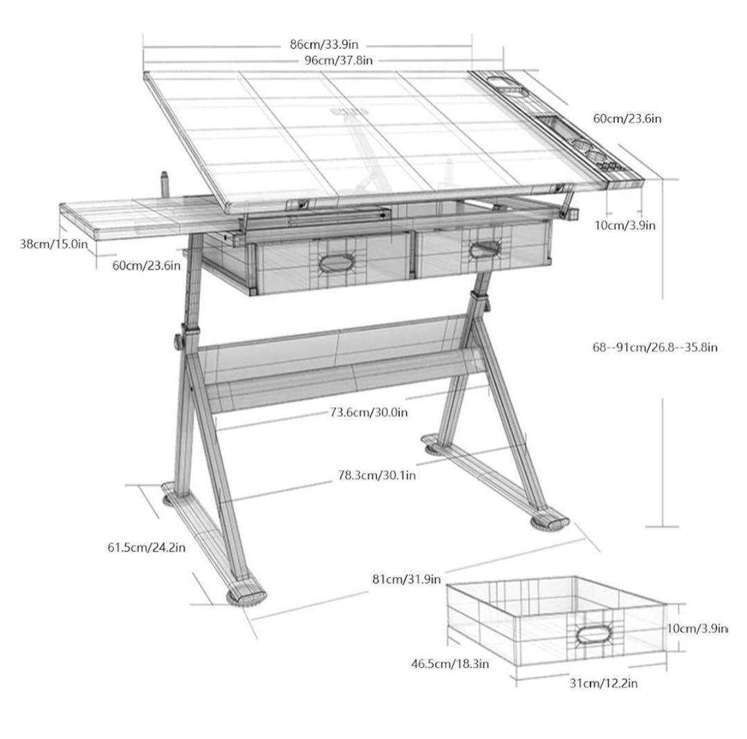 製図台、製図テーブル