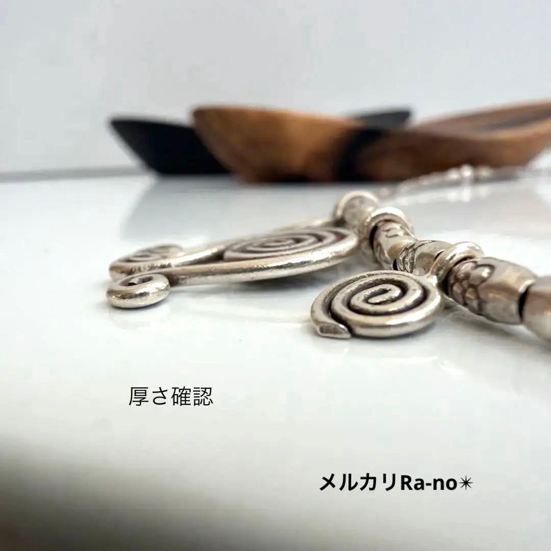 カレンシルバー　渦巻き　ネックレス　※NB104