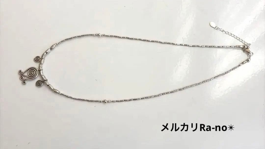 カレンシルバー　渦巻き　ネックレス　※NB104