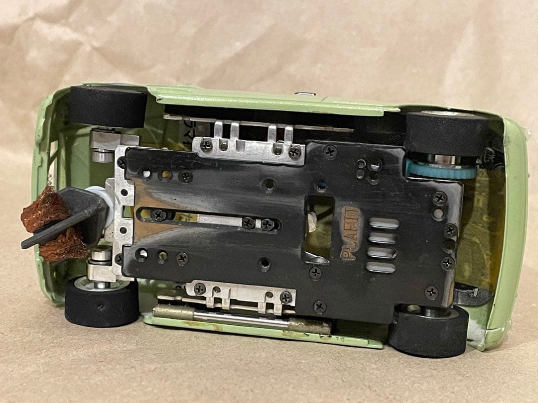 て*ぬ様 スロットカー PLAFIT シャシー 1/24 ミニクーパー