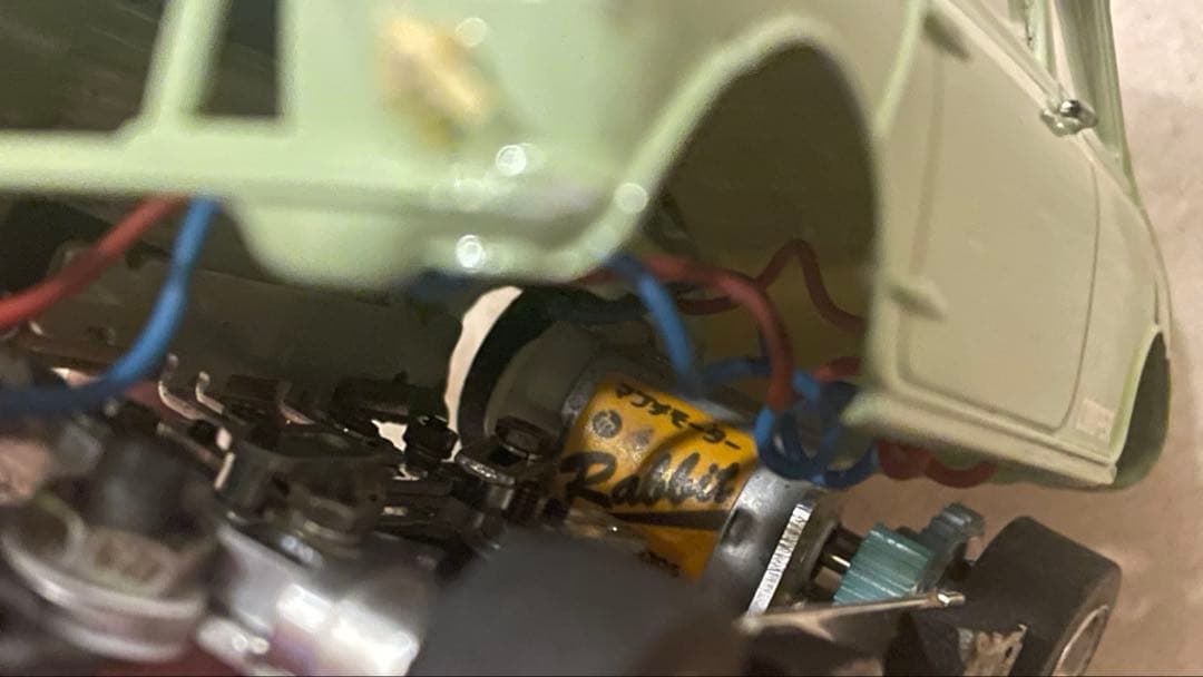 て*ぬ様 スロットカー PLAFIT シャシー 1/24 ミニクーパー