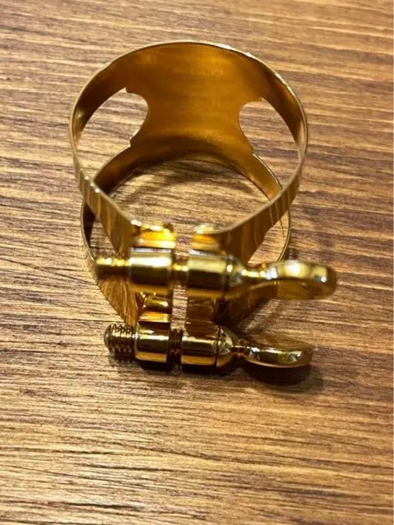 ボナードテナーサックス リガチャー 金メッキ　ゴールドプレート