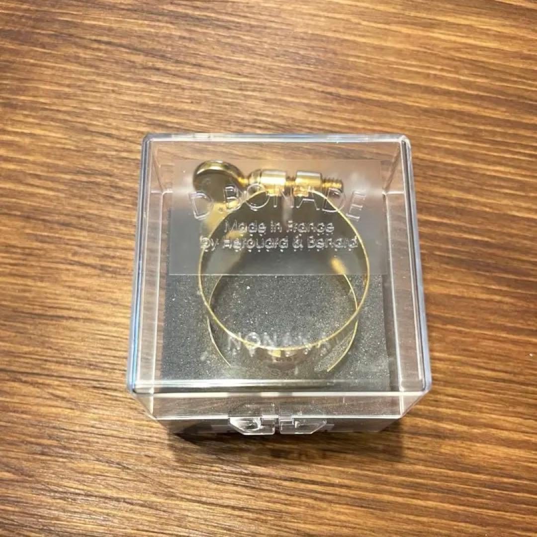 ボナードテナーサックス リガチャー 金メッキ　ゴールドプレート