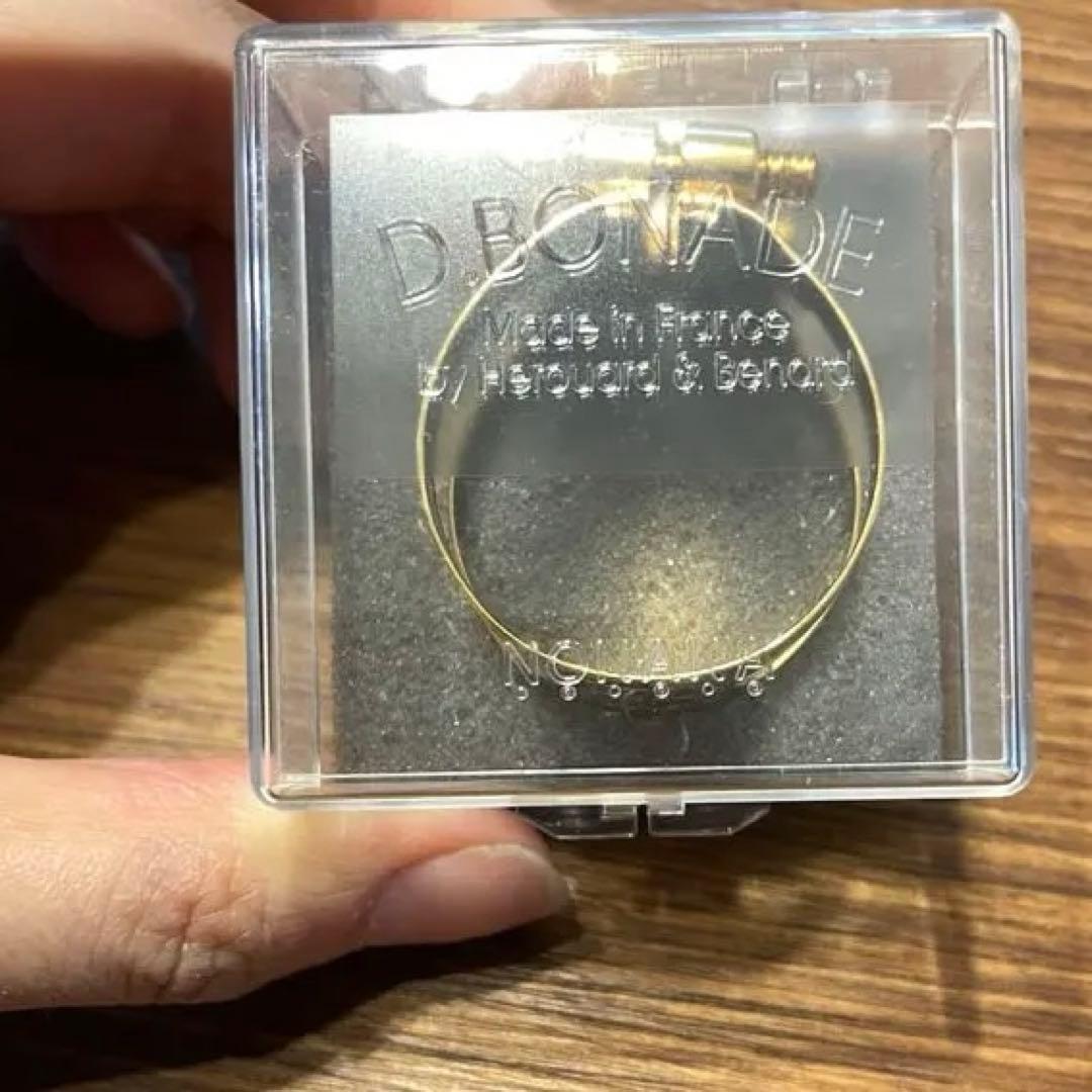 ボナードテナーサックス リガチャー 金メッキ　ゴールドプレート