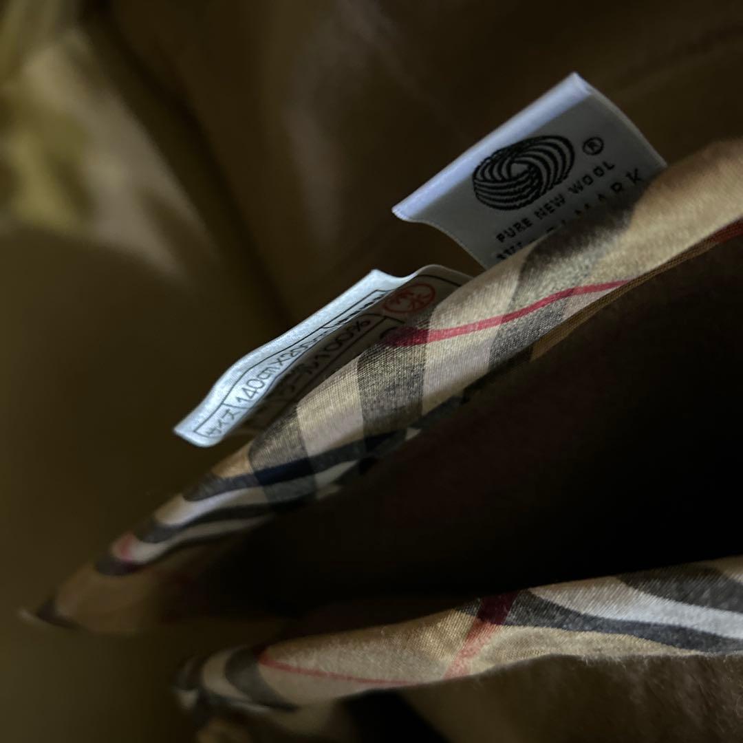 バーバリー　ウール　毛布　日本製