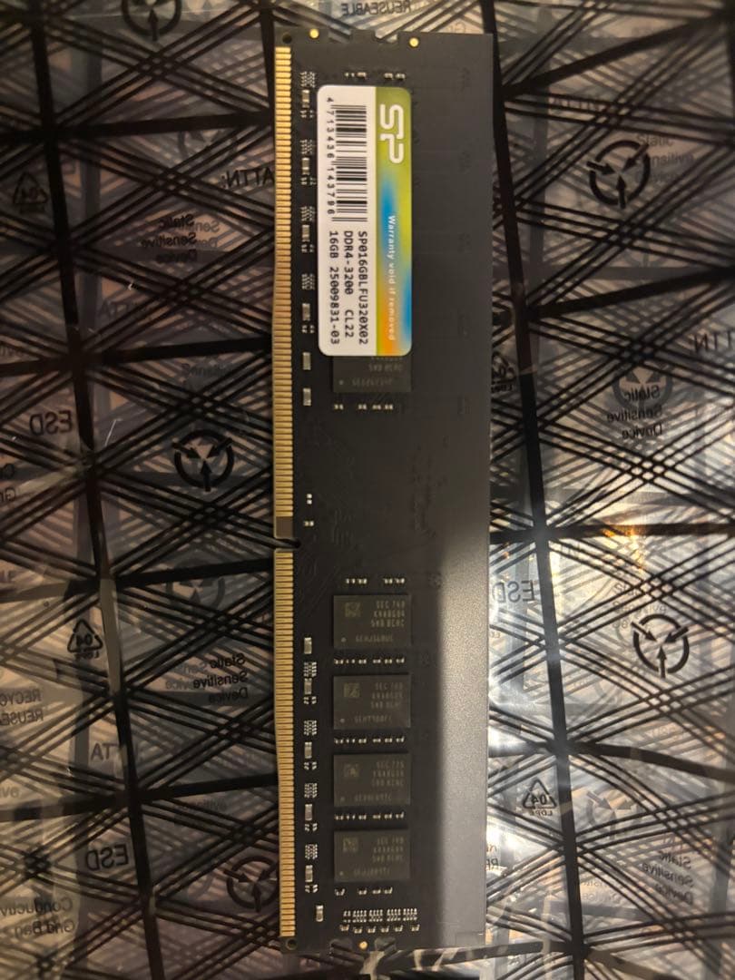 シリコンパワー メモリ DDR4 3200 16GB x 2枚 (32GB)