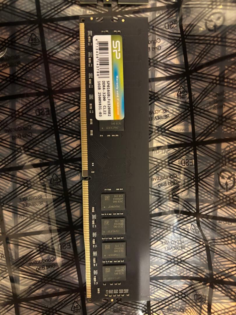 シリコンパワー メモリ DDR4 3200 16GB x 2枚 (32GB)