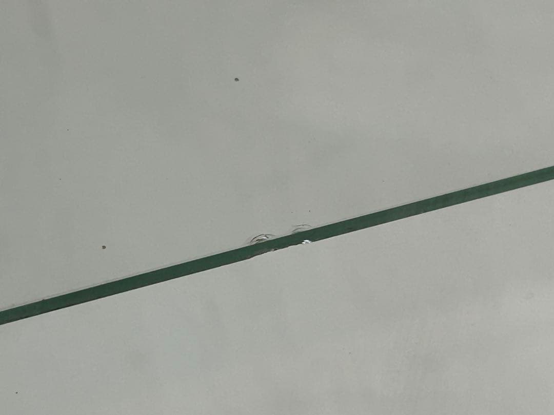 レトロ　台形ガラスショーケース