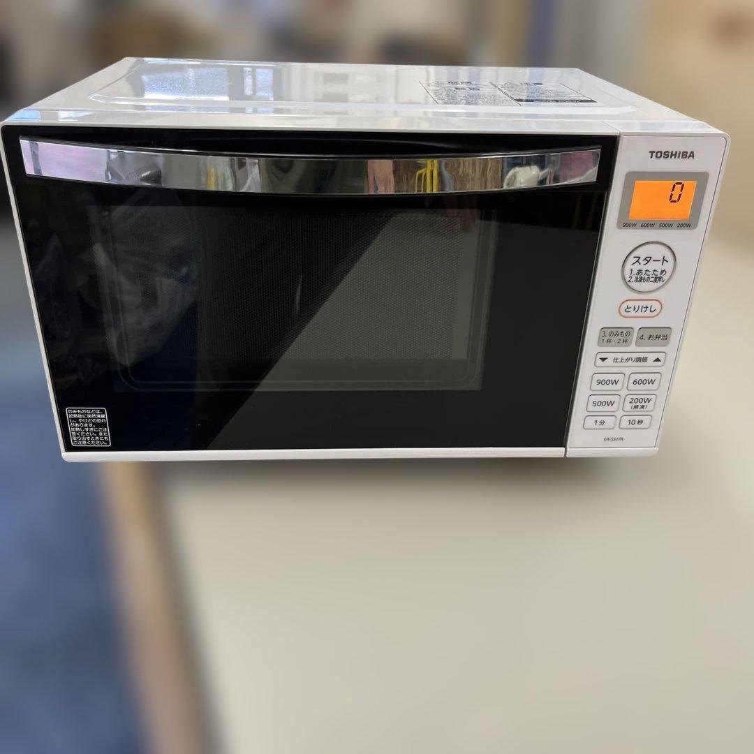 東芝電子レンジ ER-SS17A(W)　2020年製