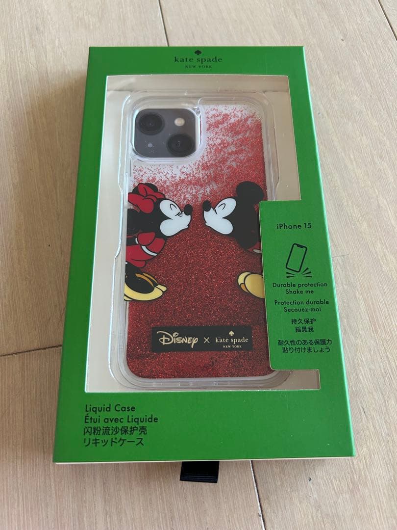 kate spade iPhone15 ケース　Disneyコラボ
