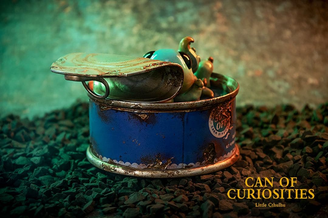 好奇心の缶詰　クトゥルフ　フィギュア　スタチュー　アートトイ　蓄光　399限定