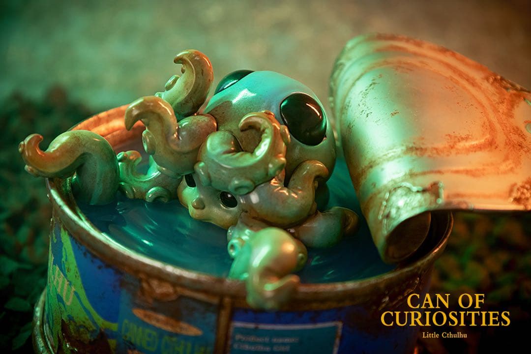 好奇心の缶詰　クトゥルフ　フィギュア　スタチュー　アートトイ　蓄光　399限定