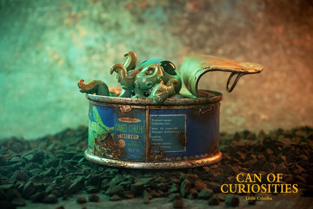 好奇心の缶詰　クトゥルフ　フィギュア　スタチュー　アートトイ　蓄光　399限定