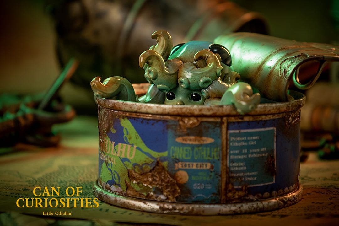 好奇心の缶詰　クトゥルフ　フィギュア　スタチュー　アートトイ　蓄光　399限定