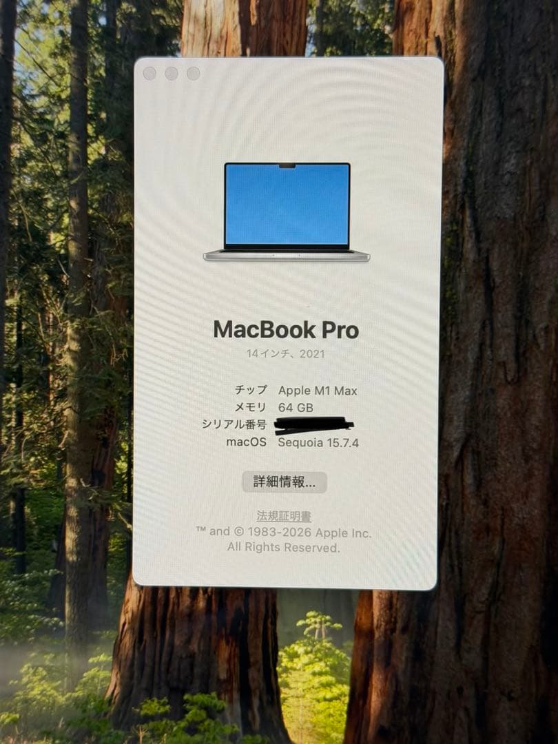 MacBook Pro 14“ M1 Max 64GB JIS
