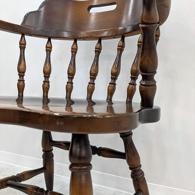 飛騨産業家具キャプテンアームチェア（穂高）④