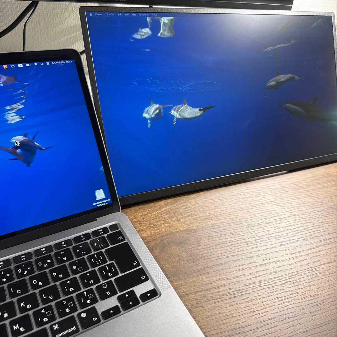 【美品／匿名配送】18.5インチ 120Hz モバイルモニターEVICIV 薄型