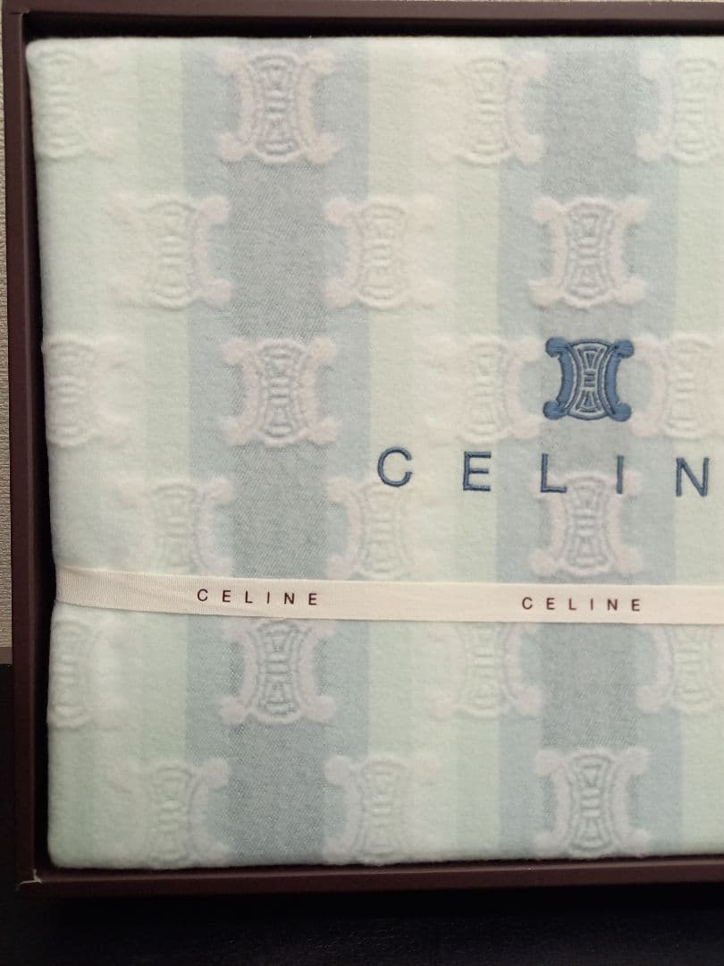 CELINE セリーヌ マカダム柄 ジャガードソフトコットンシーツ 西川産業
