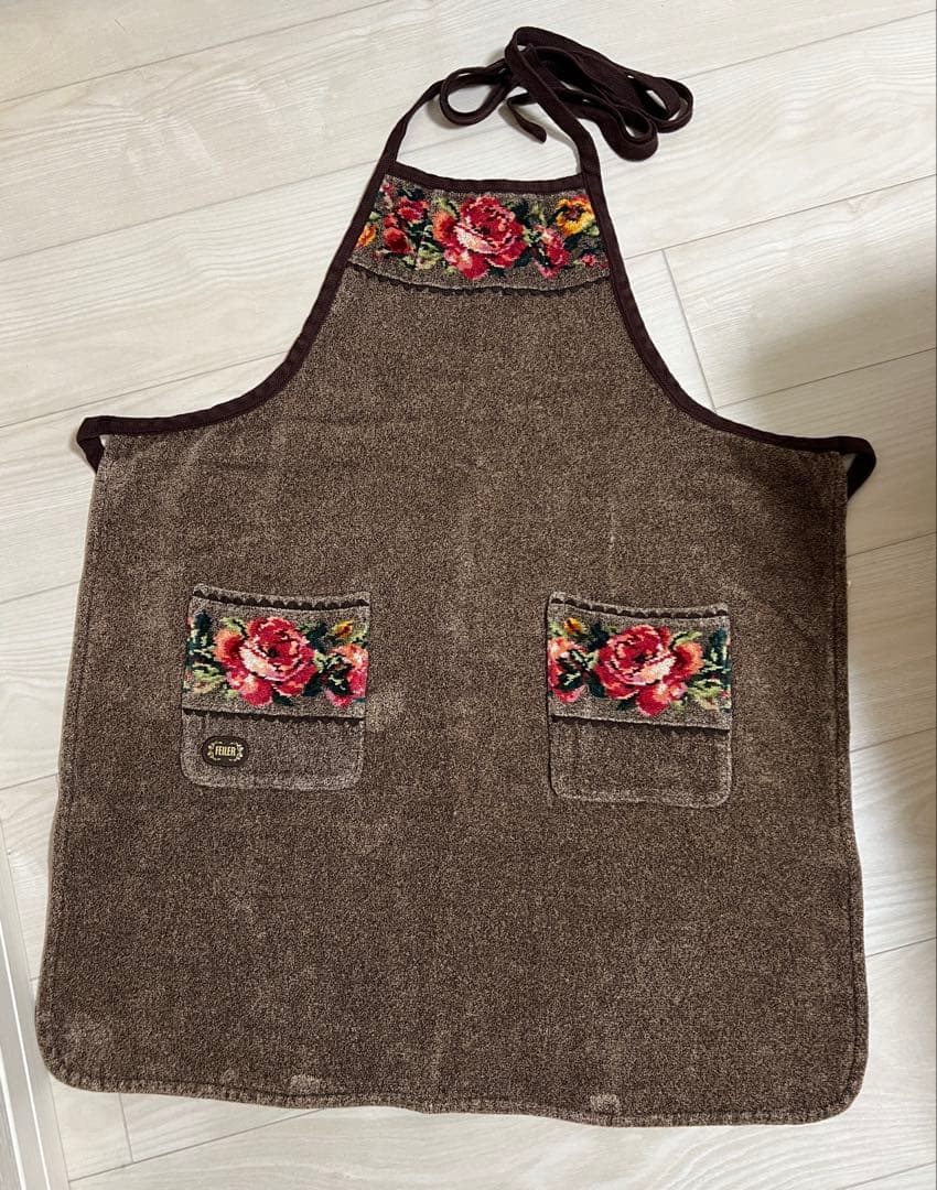 フェイラー エプロン ブラウン