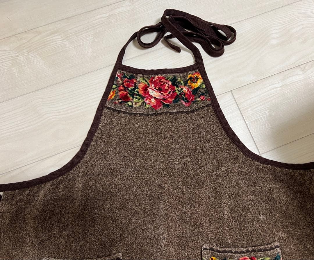 フェイラー エプロン ブラウン