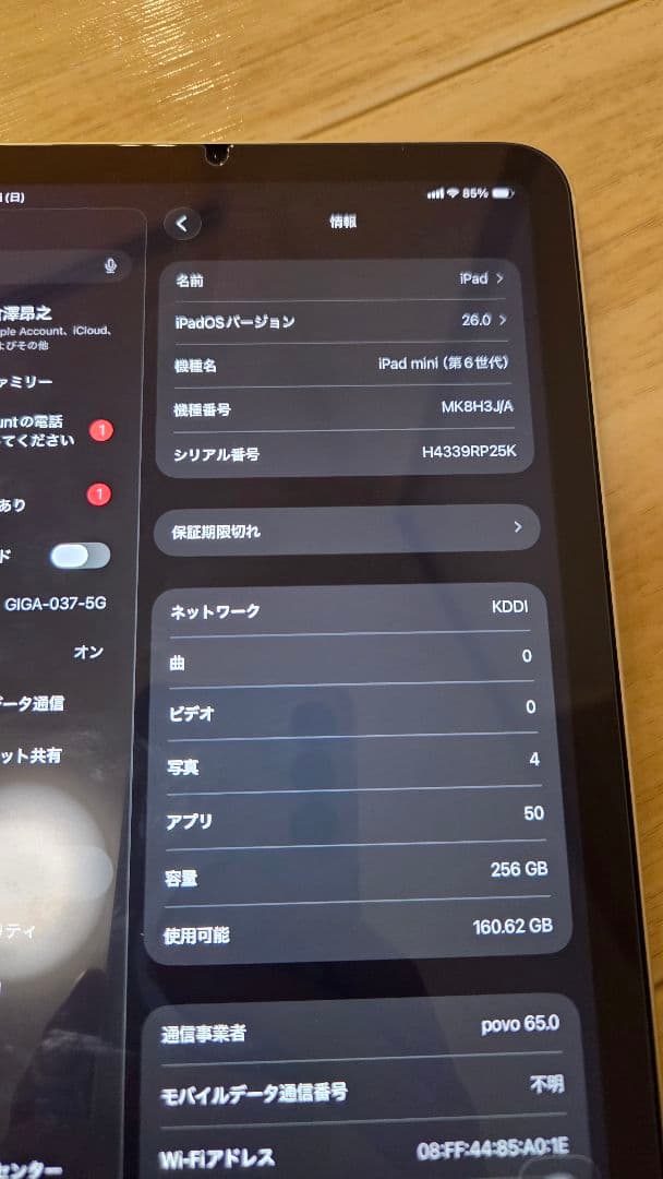 iPad mini 第6世代 256GB Cellular Pencil第2世代