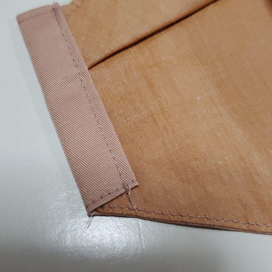 接触冷感オーガニックコットン　クレンゼ厚さ普通　大人用　マスク　Lピンクベージュ