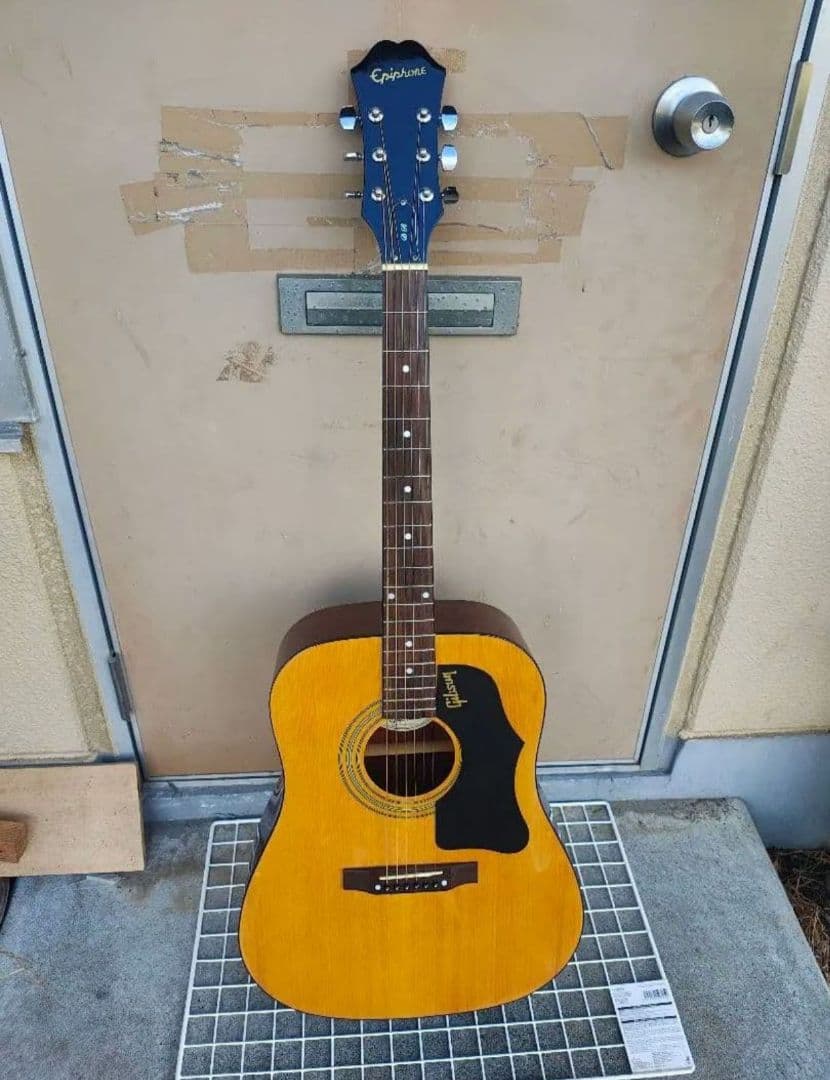 美品 Epiphone DR-100 NA コンタクトPU✕２個搭載　エレアコ