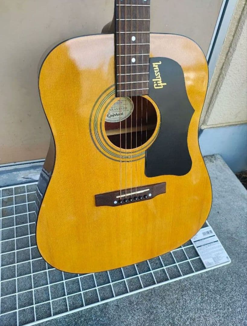 美品 Epiphone DR-100 NA コンタクトPU✕２個搭載　エレアコ