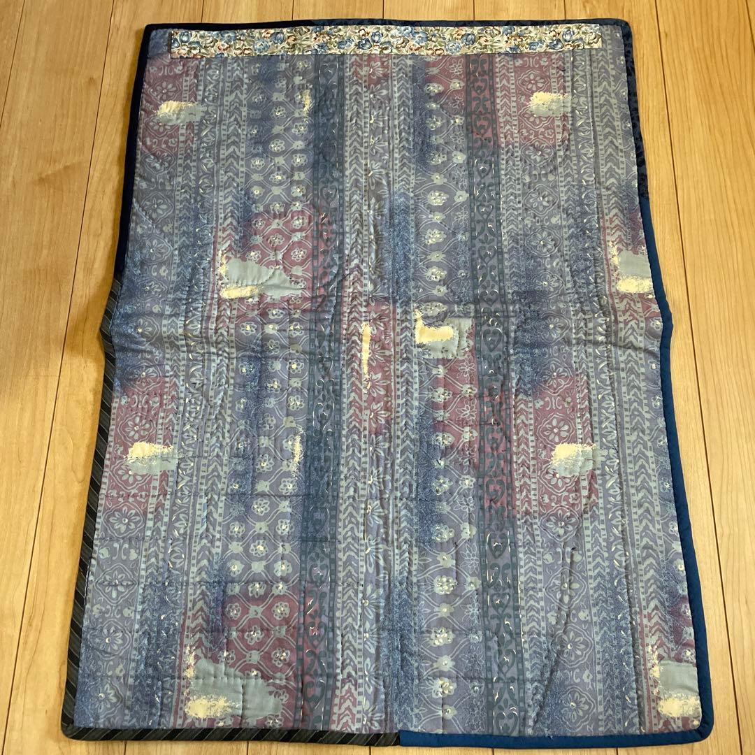 パッチワーク　ハンドメイド　タペストリー　フクロウ？