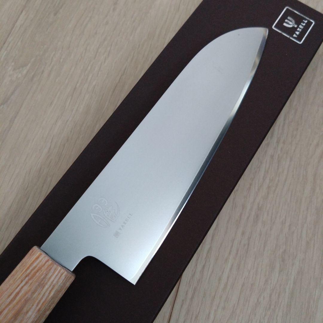 【新品・未使用】ヤクセル 曜 いろは 三層鋼 三徳包丁16.5cm（31261）