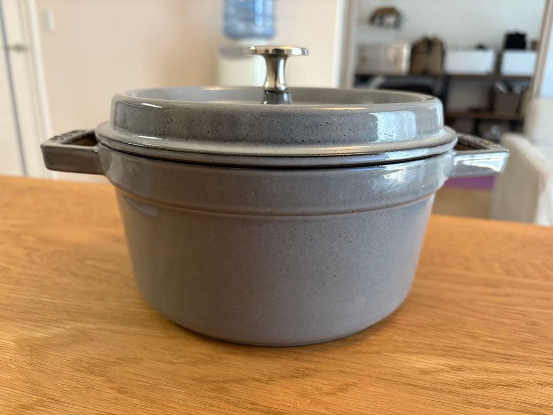 ★ストウブ STAUB★ ピコ・ココット ラウンド ★20cm★グレー