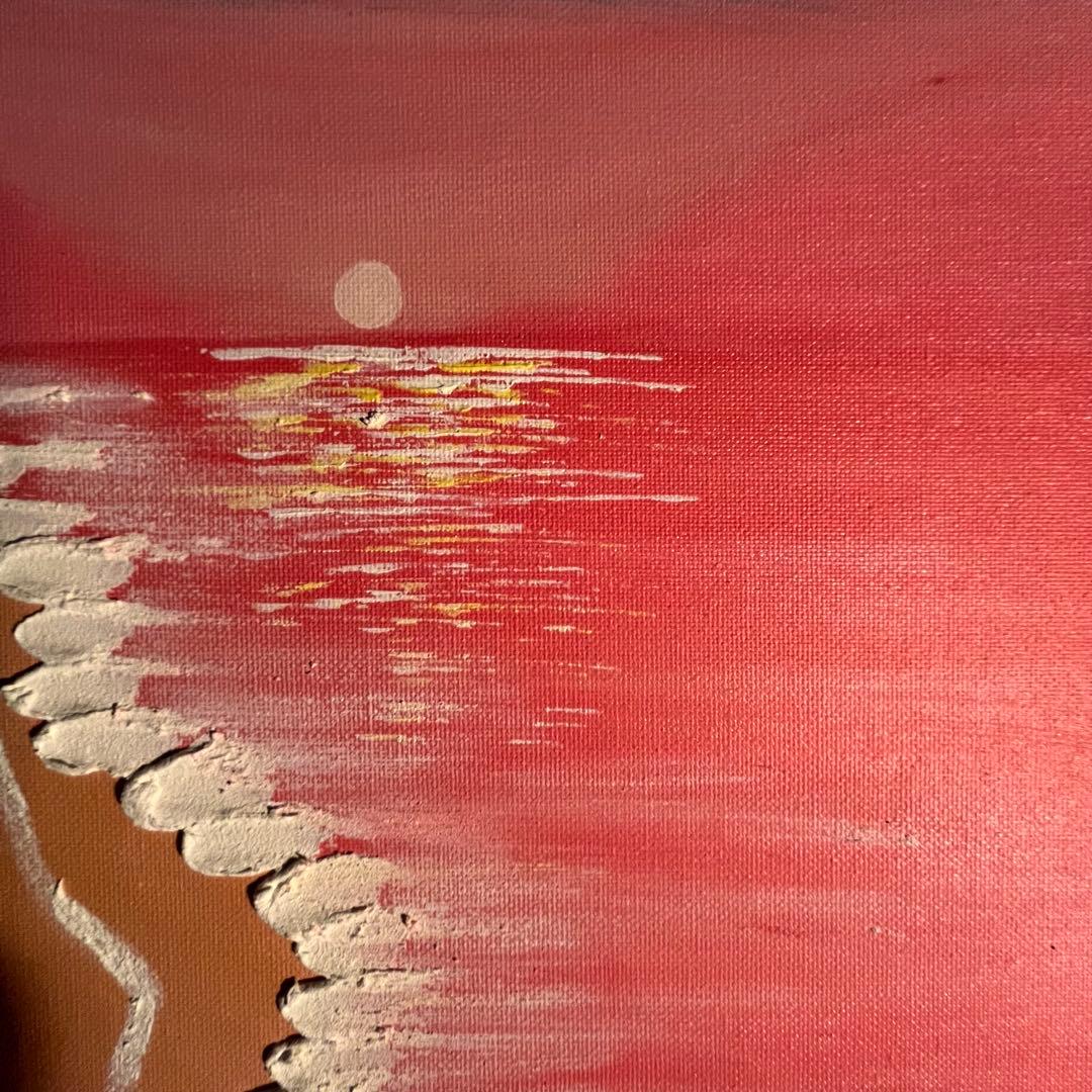手書き作品 sunset 絵画 インテリア