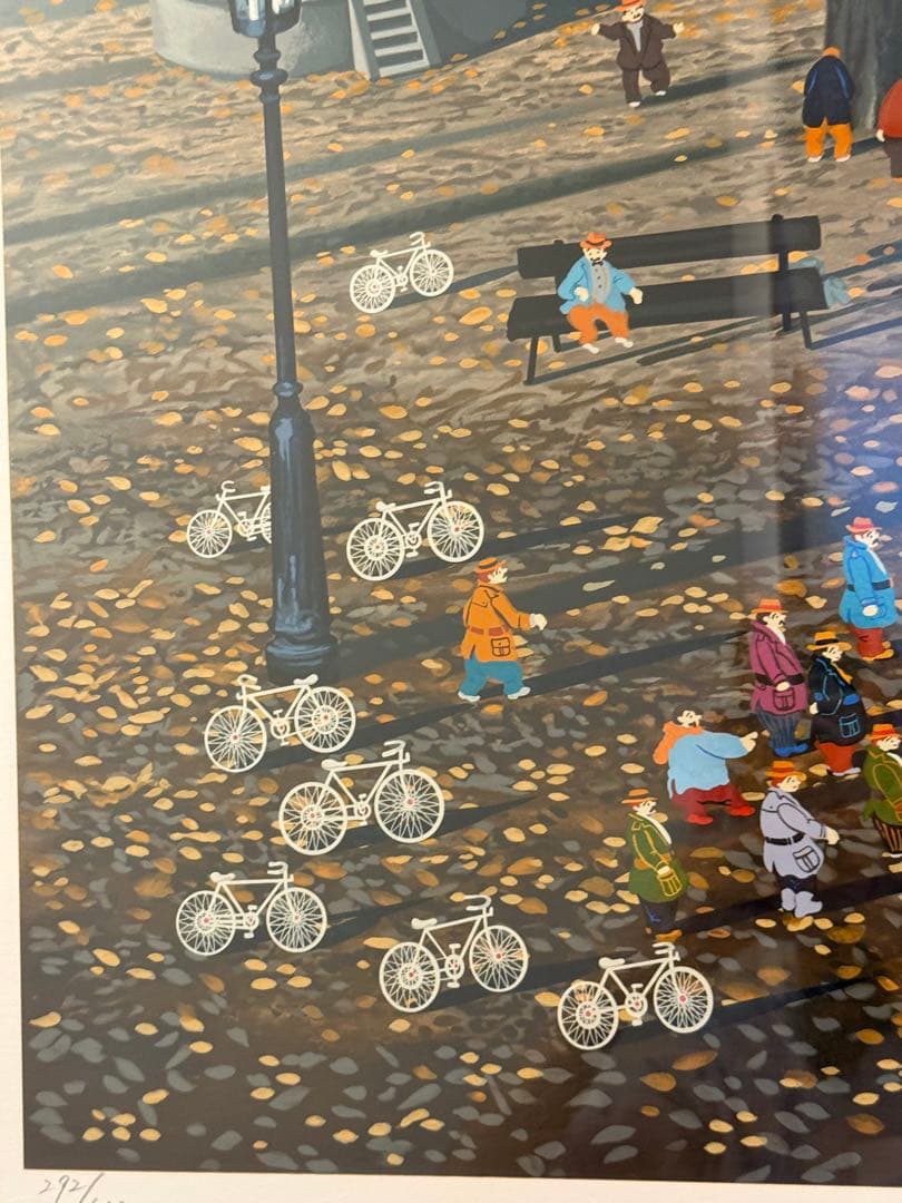 直接引取り限定 ★☆ ヒロ・ヤマガタ 額装 シルクスクリーン 『プロポーズ』