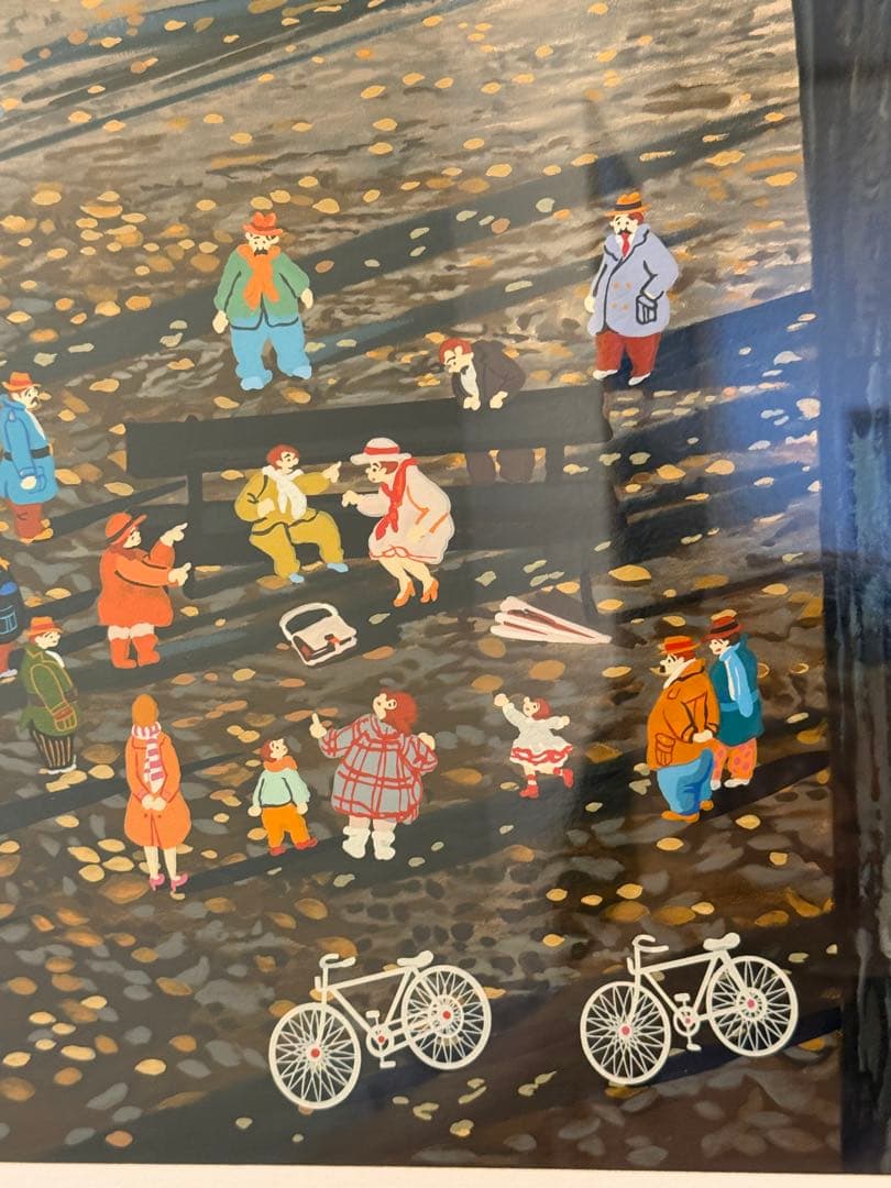 直接引取り限定 ★☆ ヒロ・ヤマガタ 額装 シルクスクリーン 『プロポーズ』