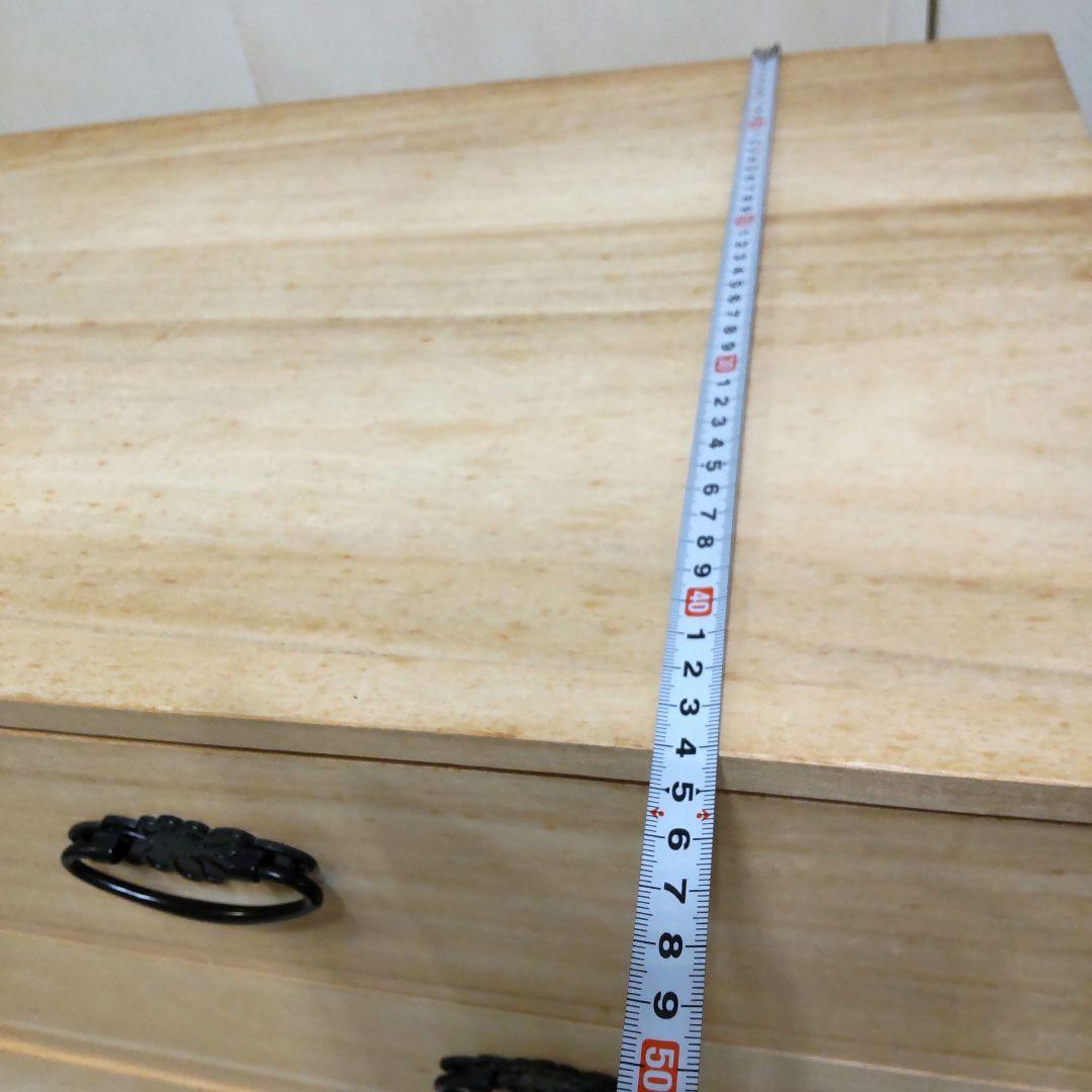 桐たんす キャスター付き 4段