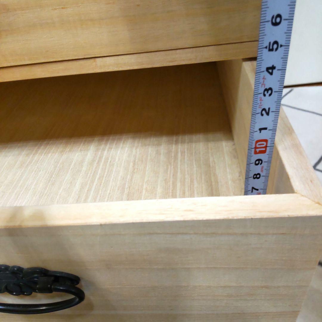 桐たんす キャスター付き 4段