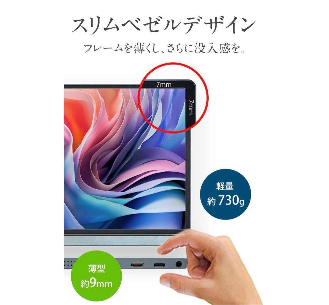 未使用　モバイルモニター 15.6インチ　1080P FHD IPSパネル