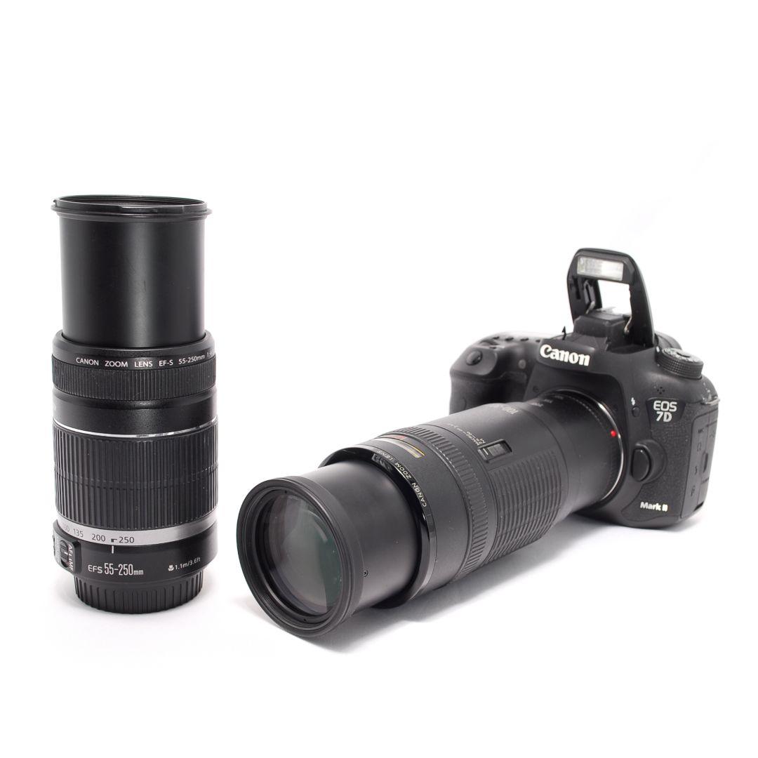❤即購入1000円OFF❤ キャノン 7D Mark Ⅱ ダブル 望遠レンズ