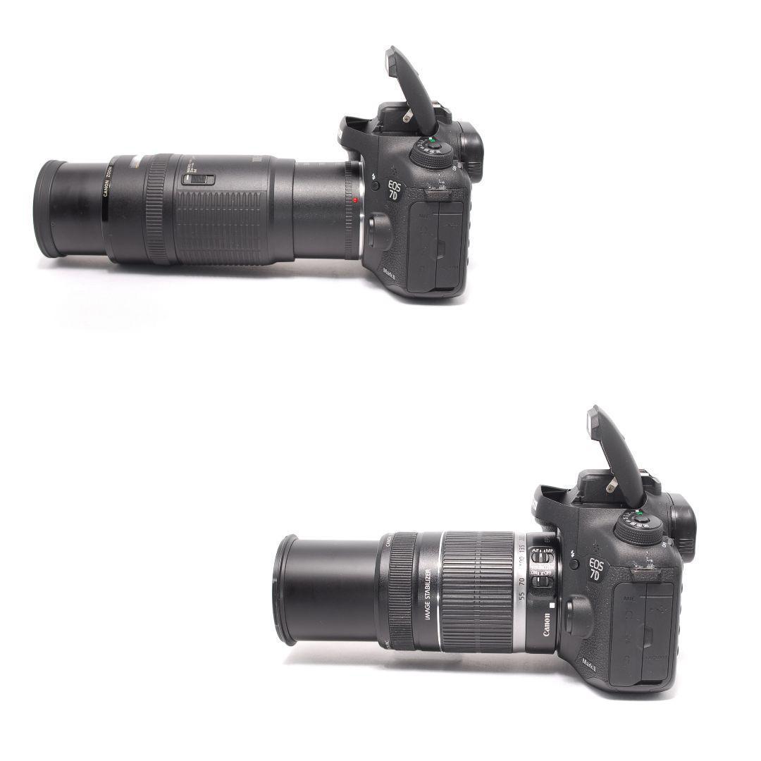 ❤即購入1000円OFF❤ キャノン 7D Mark Ⅱ ダブル 望遠レンズ