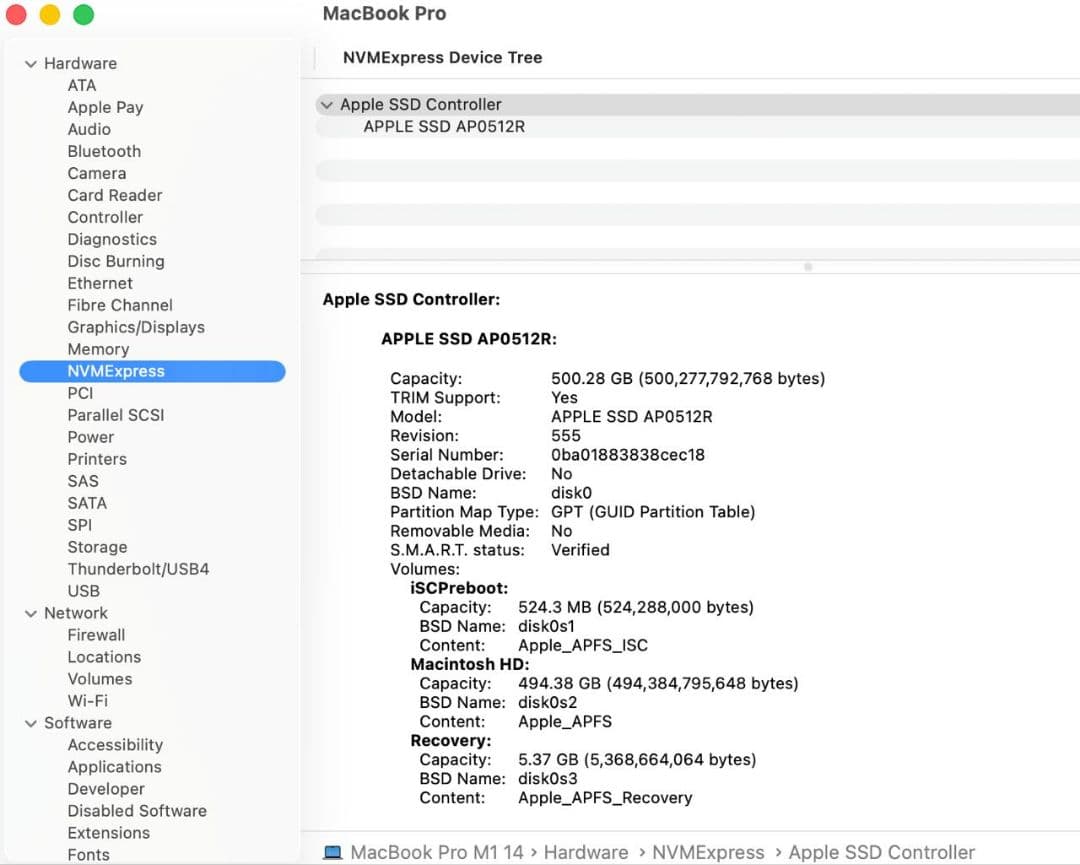 MacBook Pro 14インチ 2021 M1 Pro 16GB 512GB